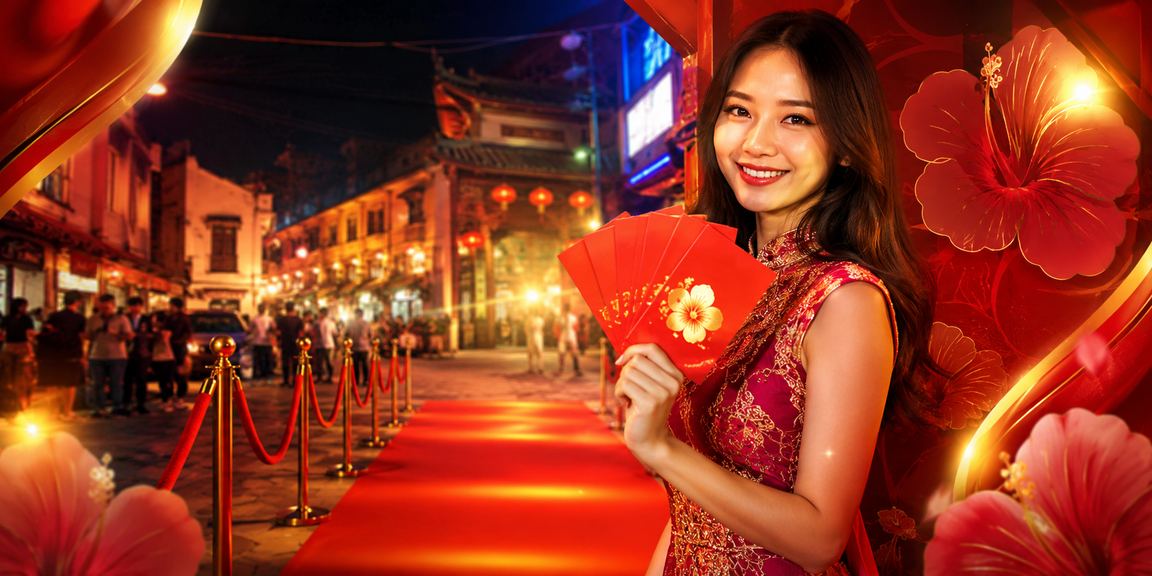 Hadiah bonus poker pn17 dalam amplop merah sempena perayaan di Melaka Malaysia
