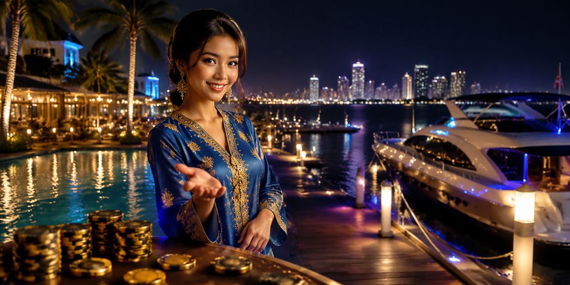 Pemain Malaysia menikmati permainan roulette kasino dalam suasana meriah berkurung
